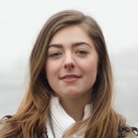 young woman portrait outside